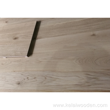 Grey color White Oak engineered wood floor